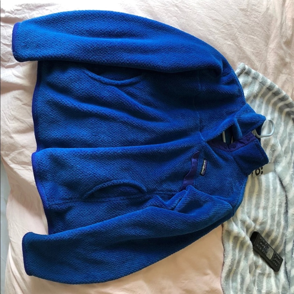 Blue pullover patagonia